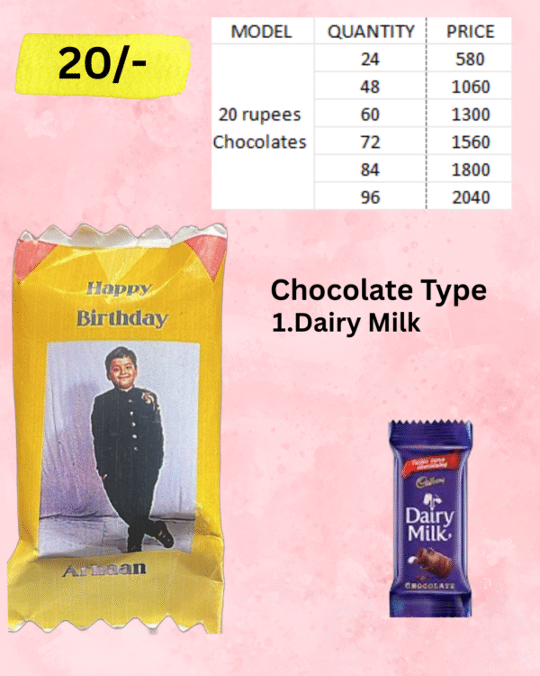 Customized Photo print chocolate - Image 4