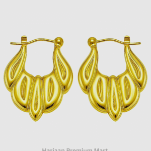 gold plated hoop earring