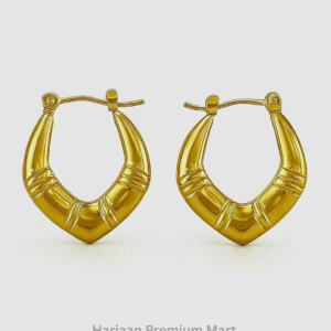 gold plated hoop earring