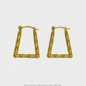 gold plated hoop earring