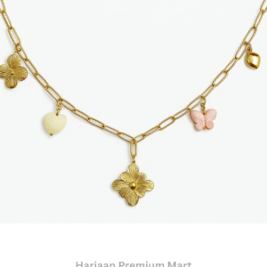 Gold Plated Flower Necklace