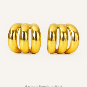 gold plated stud earring