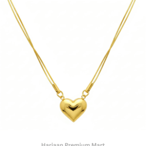 Gold Plated Heart Pendant Necklace