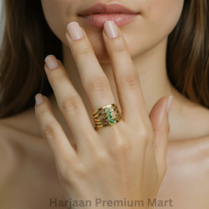 Gold Plated GreenStone Ring