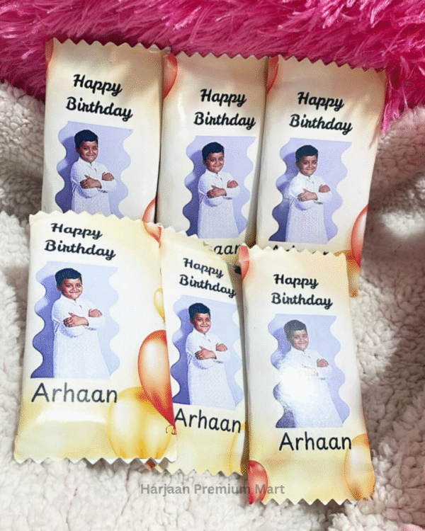 customised photo print Chocolates