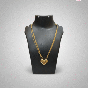 Gold Plated Heart Pendant Necklace