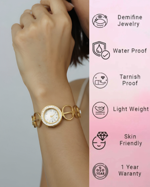 Gold Plated Watch - Image 2