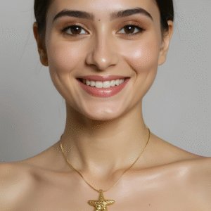 gold plated star pendant necklace