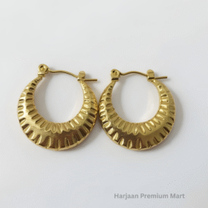 gold plated  hoop  Earring