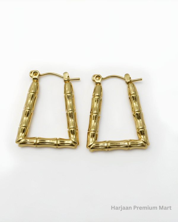 gold plated hoop earring