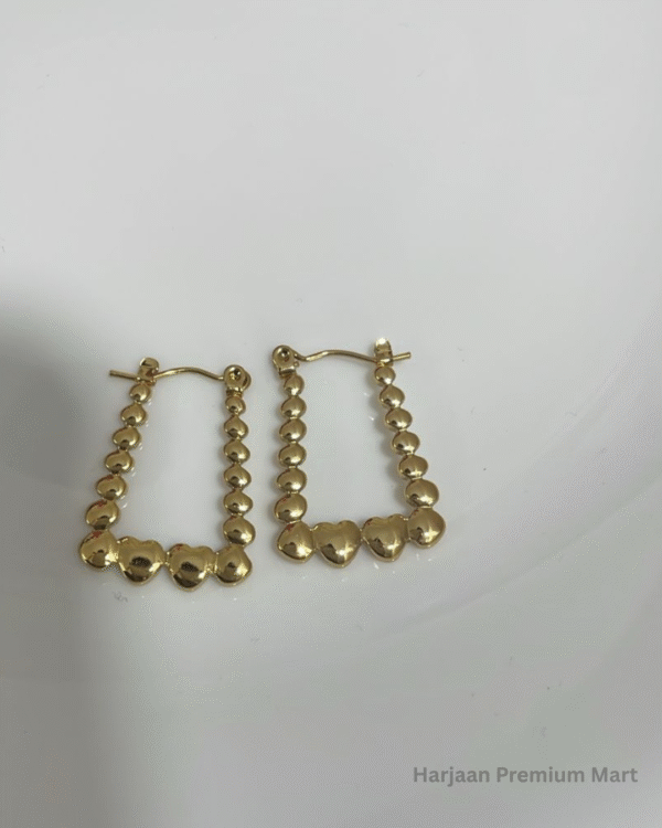 gold plated hoop earring