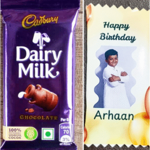 Customized photo print chocolate