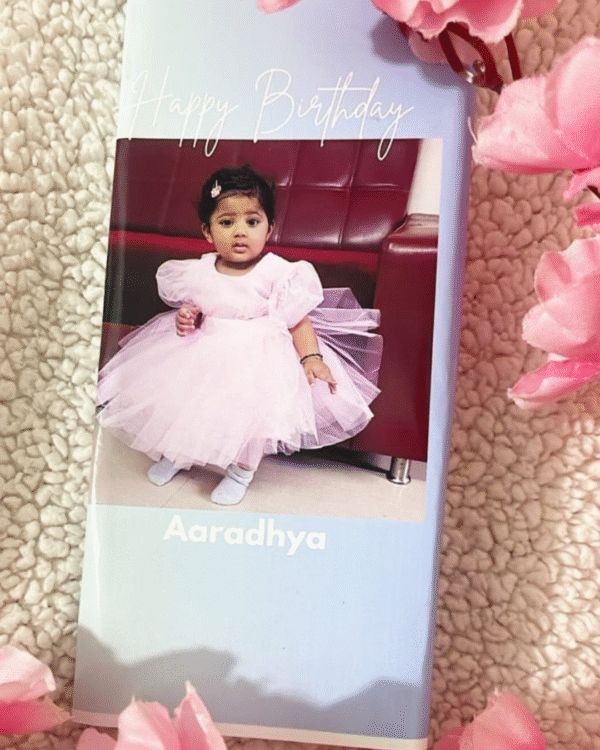 Customized photo print chocolate