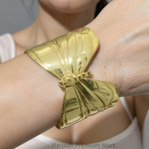Gold Plated Butterfly Bangle Bracelet
