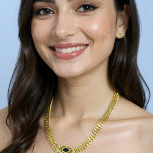 Gold Plated Eye Necklace