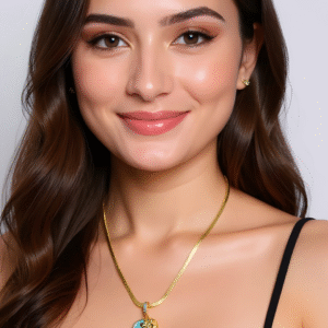 Gold Plated Pendant Necklace
