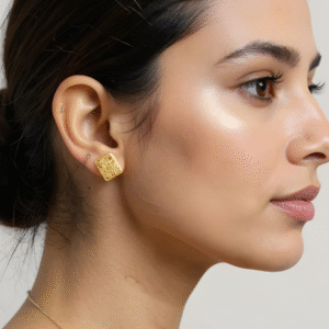 Gold Plated Stud Earing
