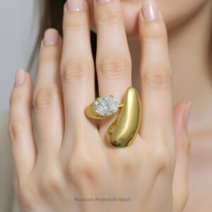 Gold Plated WhiteStone Ring