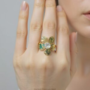 Gold Plated WhiteStone Ring