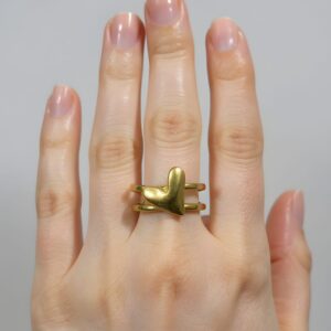 Gold Plated Heart Ring