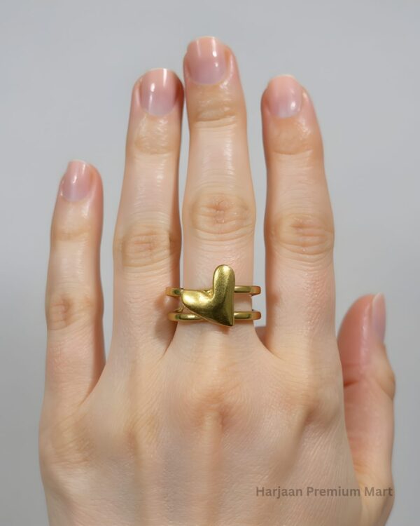 Gold Plated Heart Ring