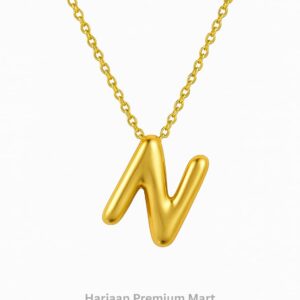 Gold Plated N Letter Necklace