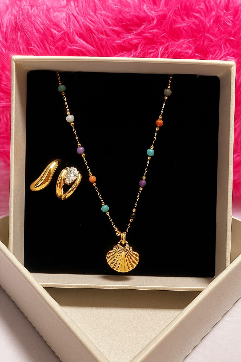 GoldPlated Anti-Tarnish Jewellery Combo Set