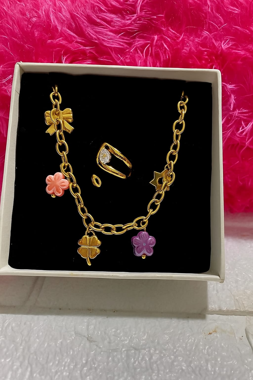 GoldPlated Anti-Tarnish Jewellery Combo Set