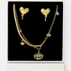 GoldPlated Anti-Tarnish Jewellery Combo Set