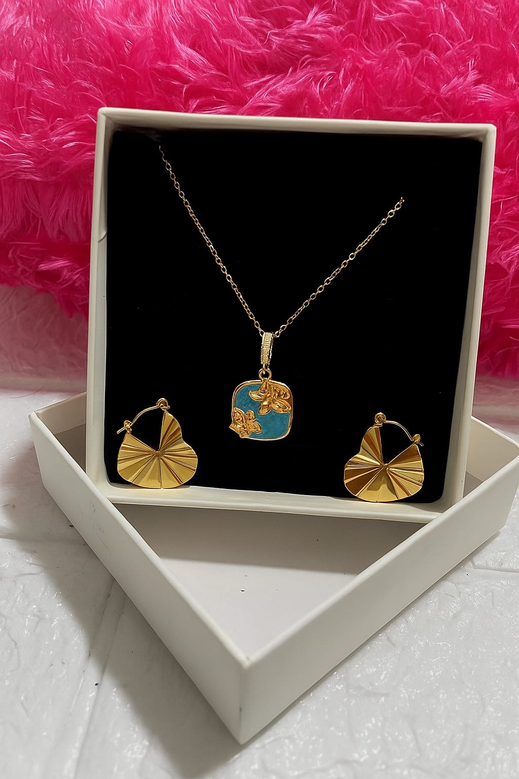 GoldPlated Anti-Tarnish Jewellery Combo Set