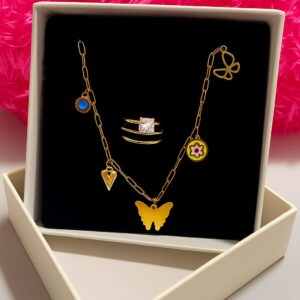 GoldPlated Anti-Tarnish Jewellery Combo Set