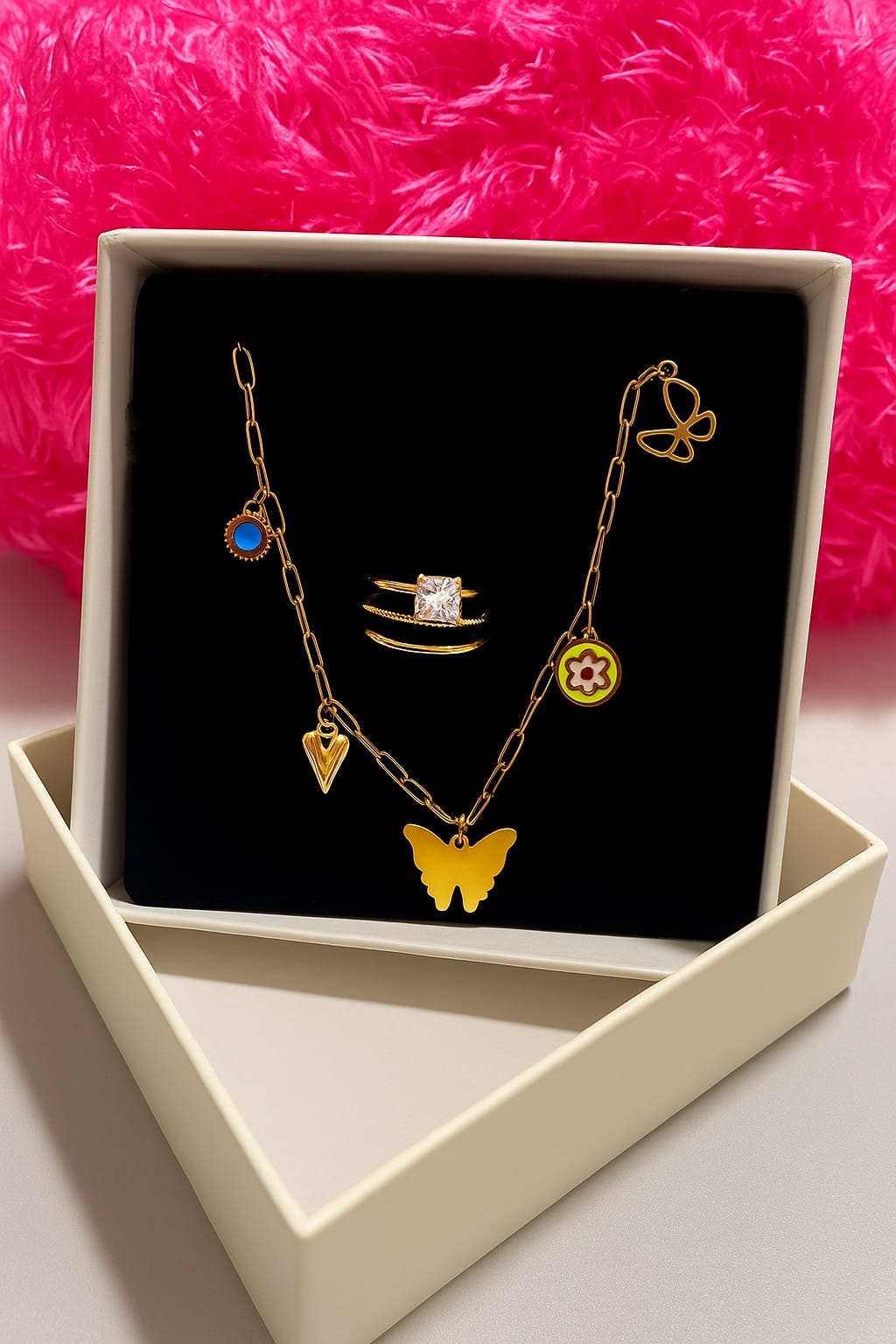 GoldPlated Anti-Tarnish Jewellery Combo Set