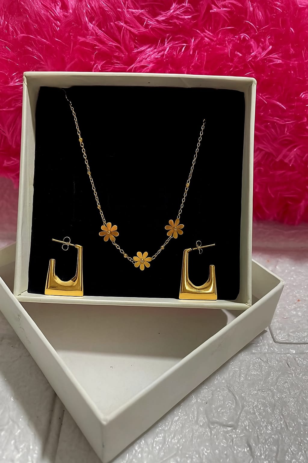 GoldPlated Anti-Tarnish Jewellery Combo Set