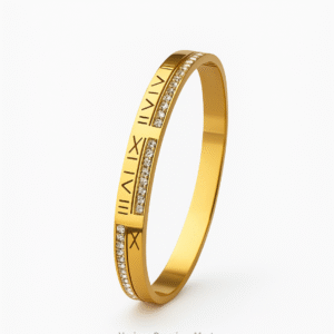 18k GoldPlated Anti-Tarnish Bangle Bracelet