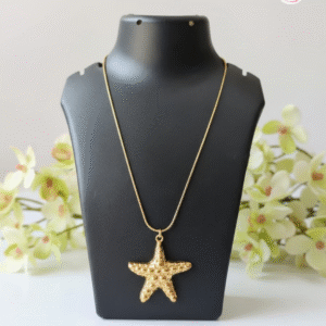 gold plated star pendant necklace