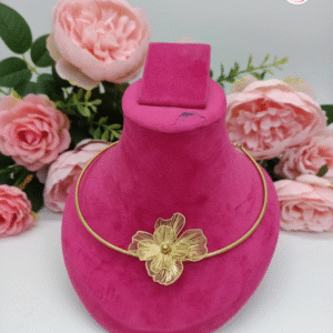 Gold Plated Flower Necklace