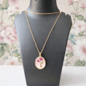 Gold Plated Flower Necklace