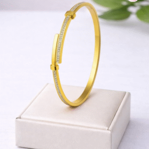 18k GoldPlated Anti-Tarnish Bangle Bracelet