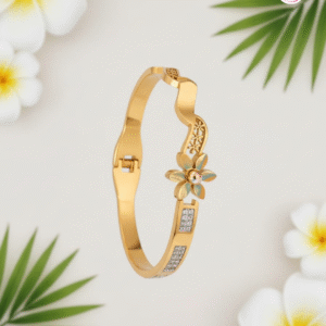 18k GoldPlated Anti-Tarnish Bangle Bracelet