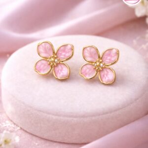 18k GoldPlated  Flower Earring