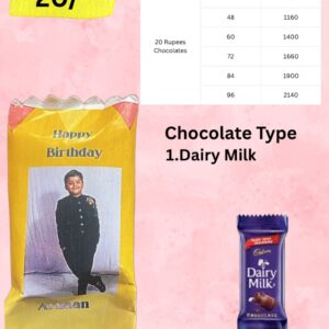 Customised Photo PrintChocolate