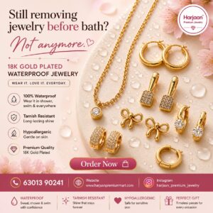 Anti Tarnish Waterproof jewelry in Hyderabad