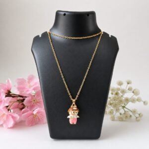 18k gold plated anti tarnish stainless steel water proof gold necklace