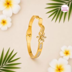 18k gold plated anti tarnish banglebracelet