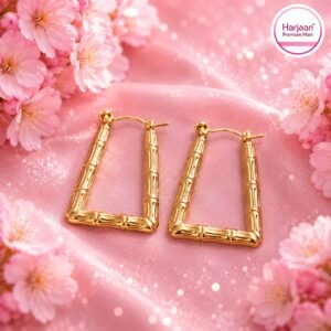 18k gold plated anti tarnish 18k gold plated anti tarnish , stainless steel water proof gold hoop earring for women hoop earring