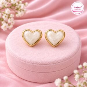 18k gold plated anti tarnish stud earring