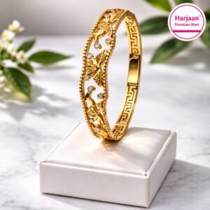 18k gold plated anti tarnish stainless steel, water proof banglebracelet