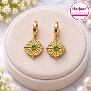 18k gold plated anti tarnish , stainless steel, water proof gold earring for women