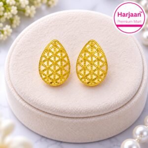 18k gold plated anti tarnish , stainless steel, water proof gold earring for women