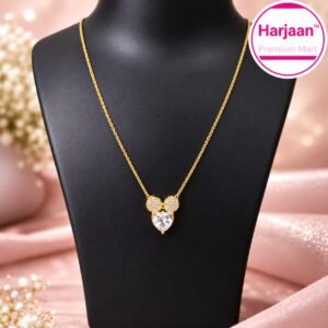 18k gold plated anti tarnish , stainless steel water proof gold necklace for women